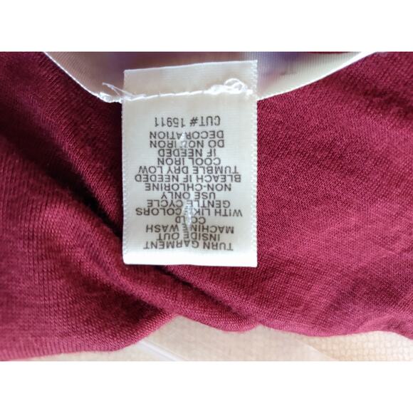 Boho Red Embroidered Peasant Crop Top Women’s S Festival Cottagecore Long Sleeve - Picture 10 of 10